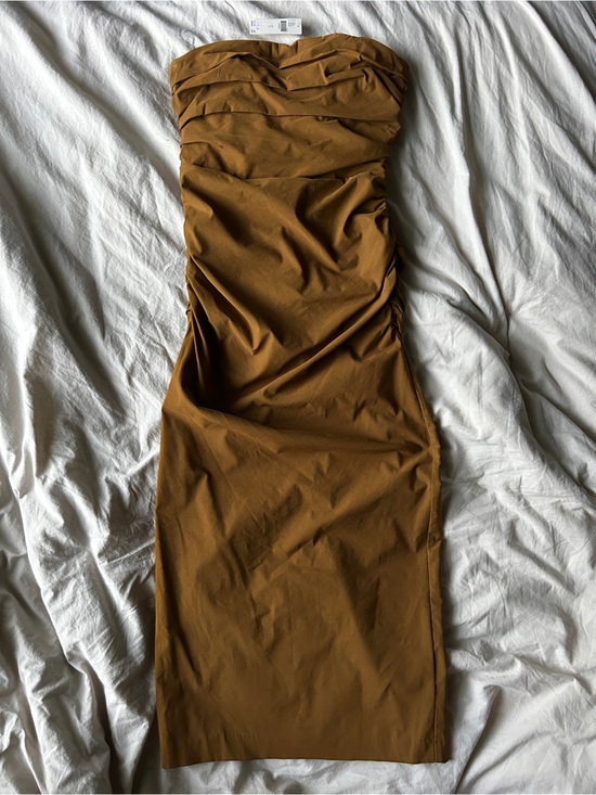 Anthropologie Dresses & Skirts - Anthropologie Strapless Ruched Dress Small NwT